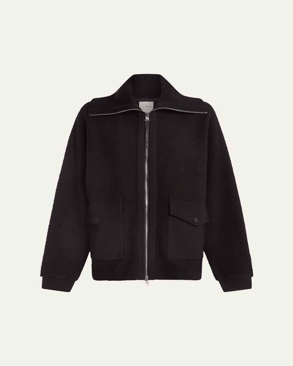 Eleanor Patch Pocket Fleece Jacket